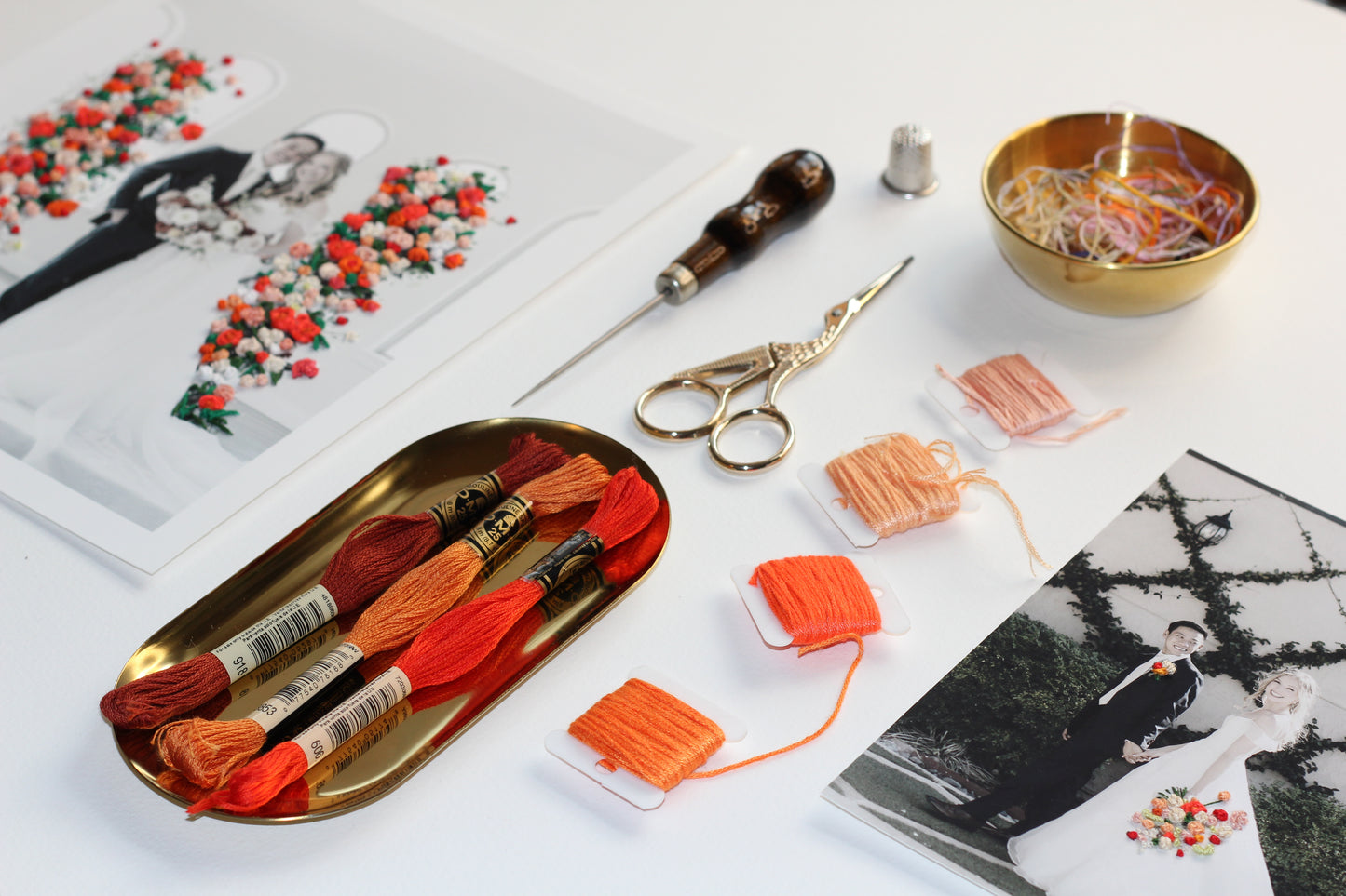 Paper Meets Thread Gift card